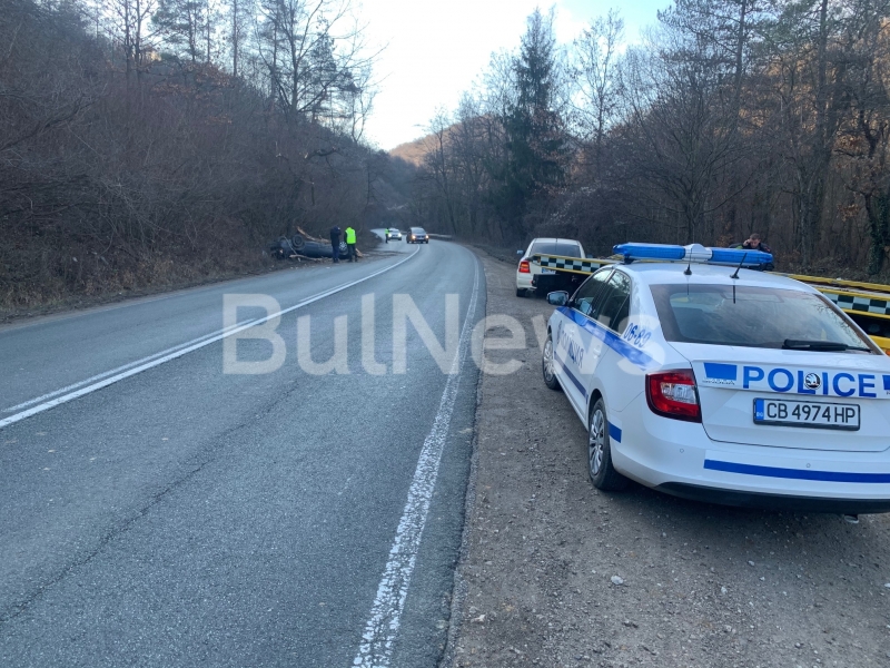 Тежка катастрофа е станала преди няколко минути на международния път