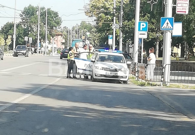 Истински екшън е имало преди минути на централен булевард във