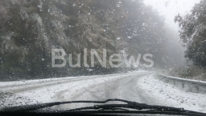 Пътят през прохода Петрохан е блокиран съобщиха очевидци в рубриката