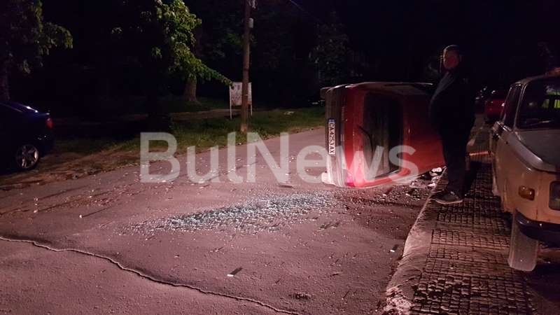 Пиян шофьор е забил Рено то си в Мерцедес в Мездра