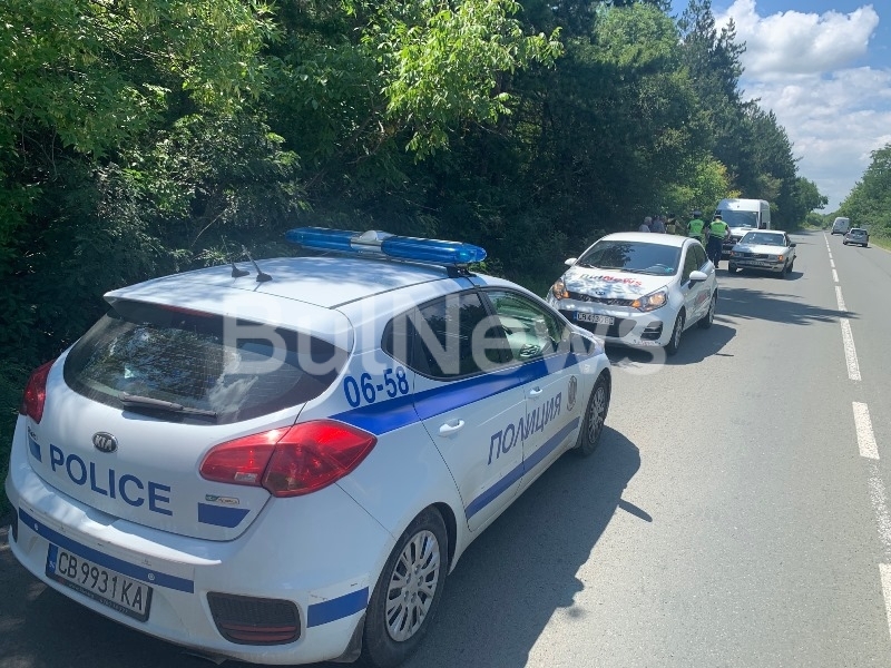 Катастрофа затруднява движението на главен път Е 79 между Монтана и