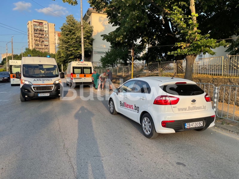 Тежък пътен инцидент е станал преди минути във Враца видя