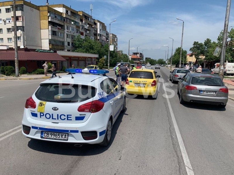 Лека катастрофа е станала на Криводолско шосе във Враца видя
