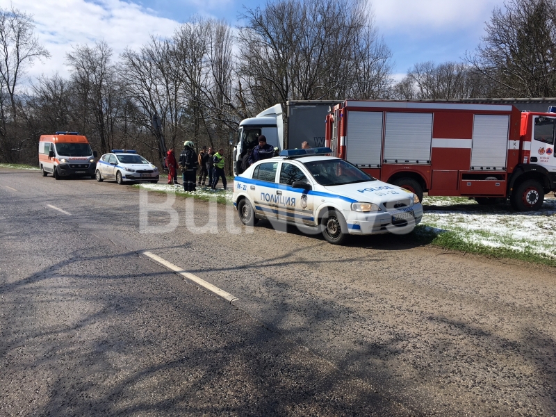 Тежка катастрофа е станала край Враца преди минути видя първо