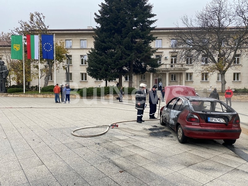 От полицията във Враца съобщиха официална информация за запаления автомобил