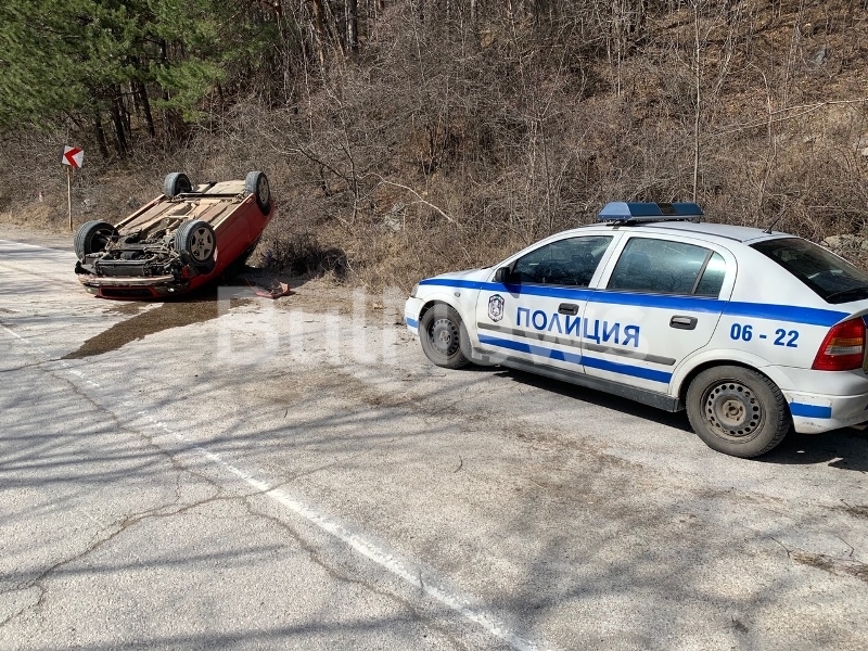 Тежък пътен инцидент е станал преди минути край Враца видя
