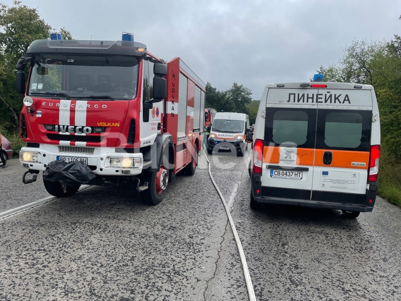 Зверска катастрофа е станала преди минути край Враца видя само