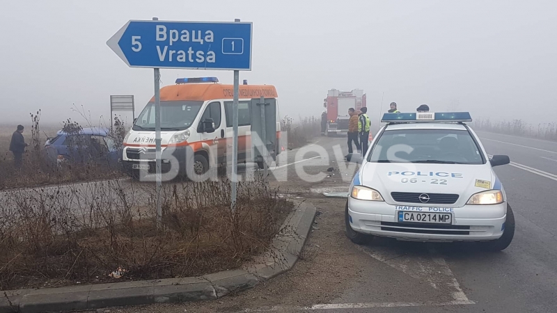 Мъж е загинал при жестока катастрофа на обхода на Враца