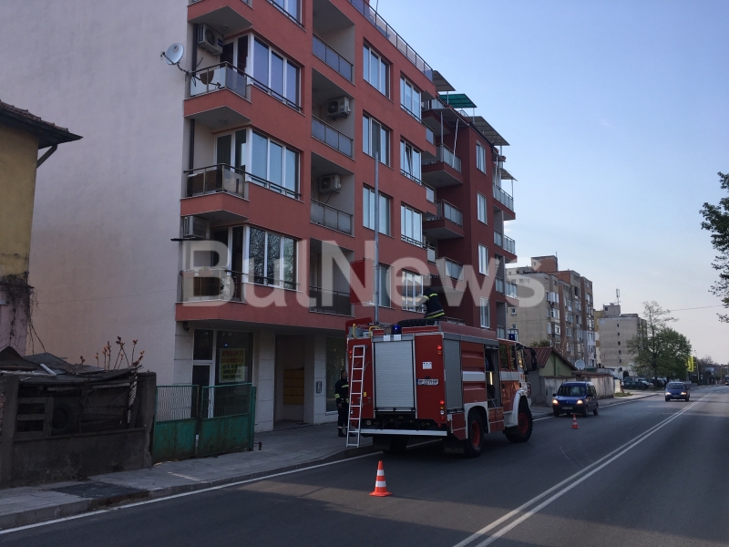 Извънредна ситуация имаше преди броени минути пред нова жилищна кооперация