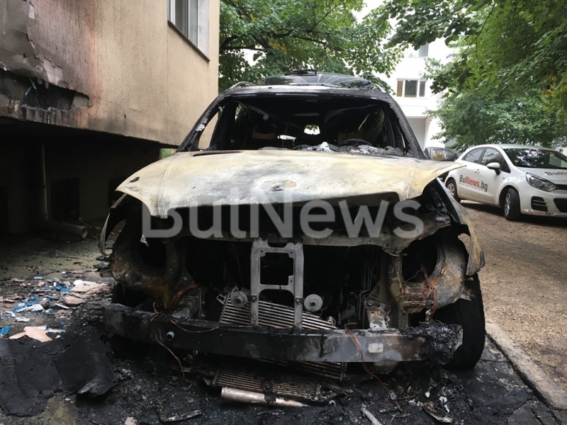 Джип e бил запален тази нощ във Враца видя репортер