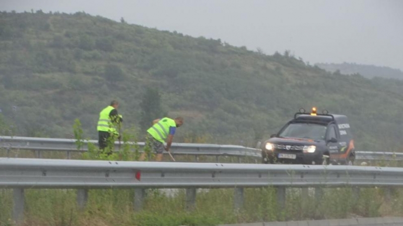 Две катастрофи на автомагистрала Струма край дупнишкото село Джерман станаха