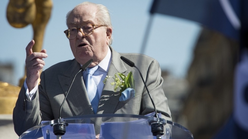 Основателят на френската политическа партия Национален фронт Жан Мари льо