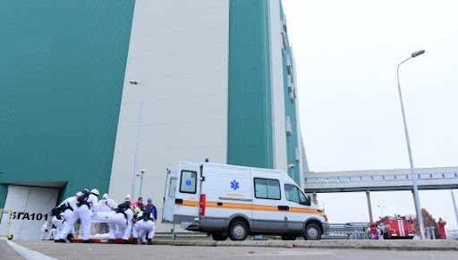 В края на юли е проведено общо аварийно учение между