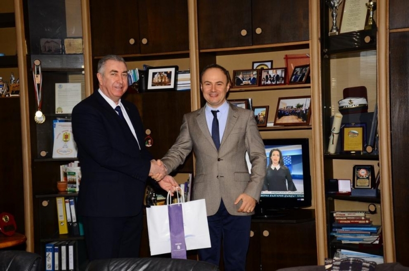 Кметът на община Видин Огнян Ценков прие посланика на Република