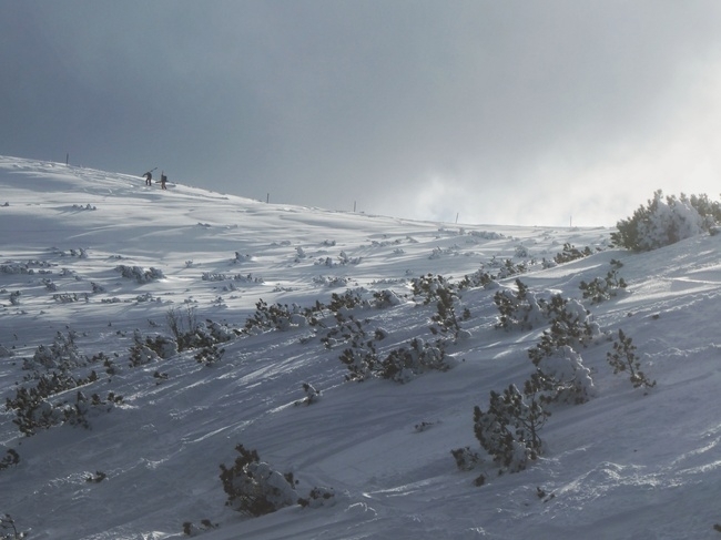 Времето в планините е динамично на места е облачно на