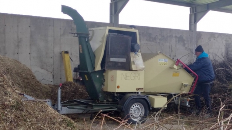 Компостиращата инсталация която Община Лом изгради с финансиране от Оперативна