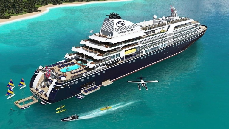 SeaDream круизен кораб който ще бъде използван за луксозни пътувания ще