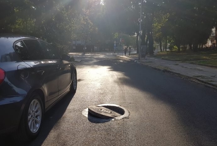 Поредният недоизпипан ремонт ядоса шофьорите в Козлодуй, научи агенция BulNews.