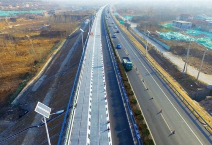 Първата в света соларната магистрала бе открита в Китай Тестовият