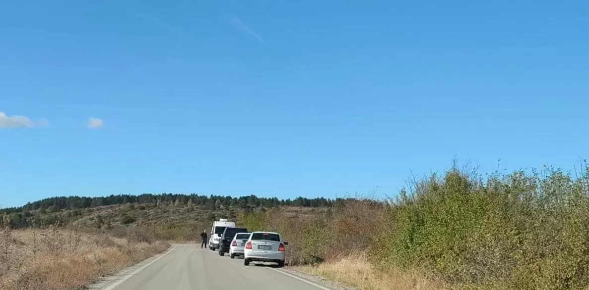 Дрон падна край Сливница, районът е отцепен /снимки/