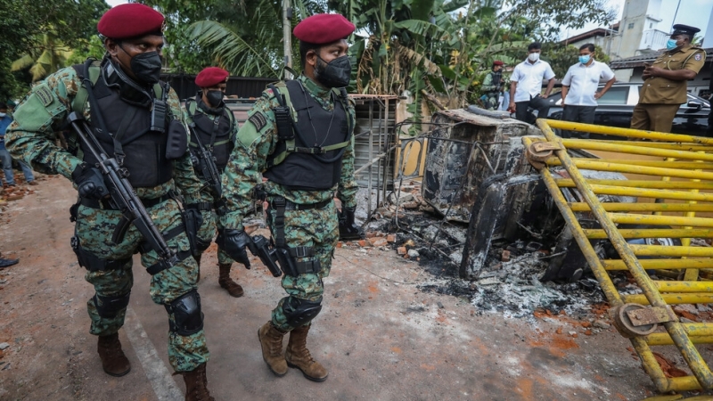 Президентът на Шри Ланка Готабая Раджапакса обяви национално извънредно положение