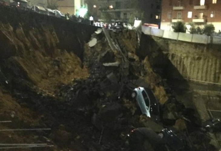 В римския квартал Балдуин се разтвори земята Появи се огромна