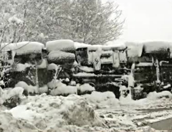 Цистерна се е обърнала тази нощ пътя между Оряхово и