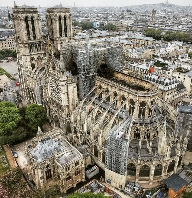 Причината за пожара който опустоши катедралата Нотр Дам в Париж