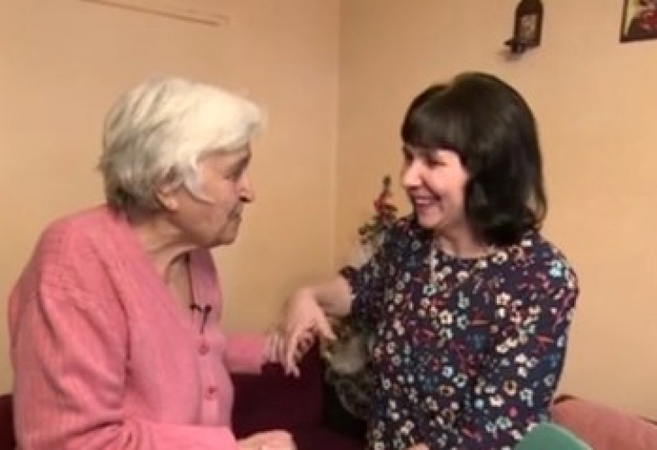 86 годишната акушерка Мария Колева от ботевградското село Врачеш се срещна
