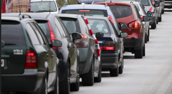 Натоварен е трафикът по главен път Е 79 в посока ГКПП