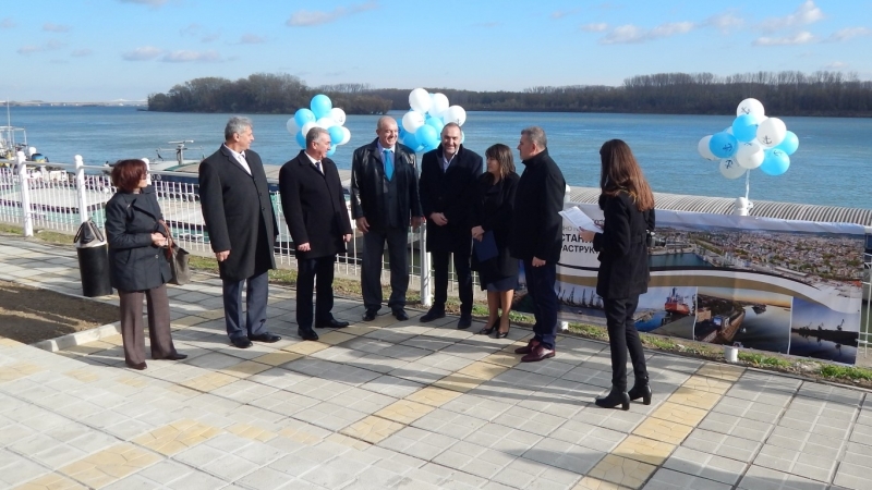 Обновения Пристанищен терминал Видин Центърпредставиха изпълнителите от Държавно предприятие Пристанищна инфраструктура Над