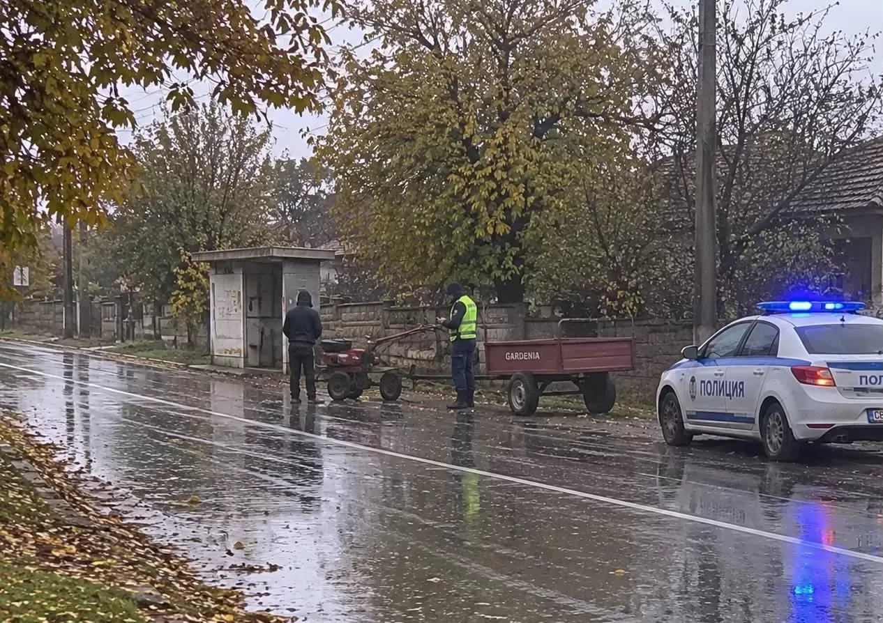 Пиян подкара мотофреза в монтанско село, отнесе 2 акта