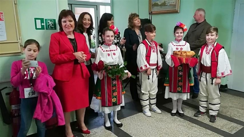 ОУ Иван Вазов във Видин посрещна гости от Испания Италия