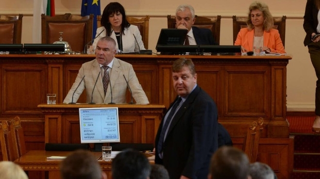 Минутите си за оценка на европредседателството лидерът на Воля Веселин