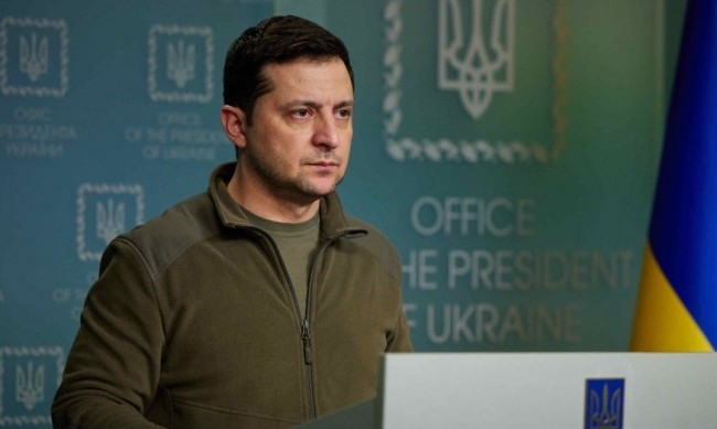 Украинският президент Володимир Зеленски обвини Русия че е разрушила град