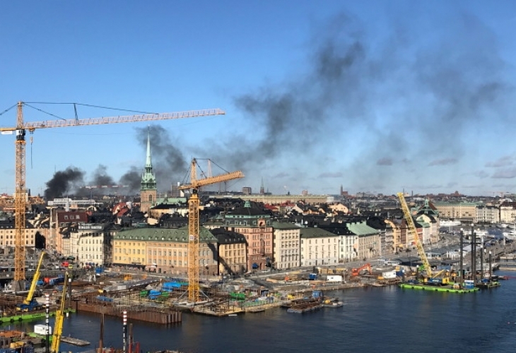 Мощен взрив се чу в Западната част на Стокхолм в