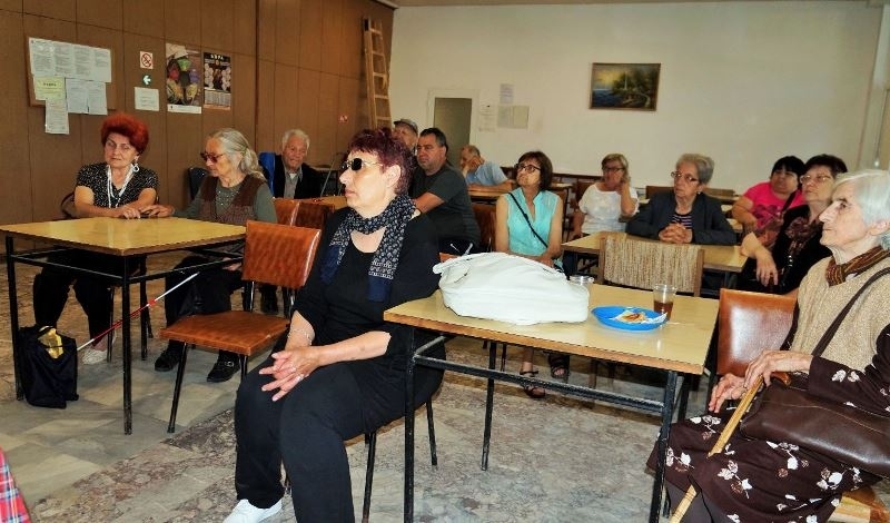 Териториалната организацияна Съюза на слепите в България в Мездра която