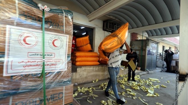 Общо 61 камиона с хуманитарна помощ пристигнаха в северната част