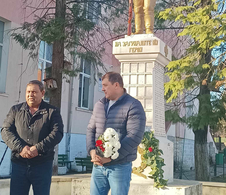 Днес кметът на Община Борован Иван Костовски и зам.-кметът Илиян