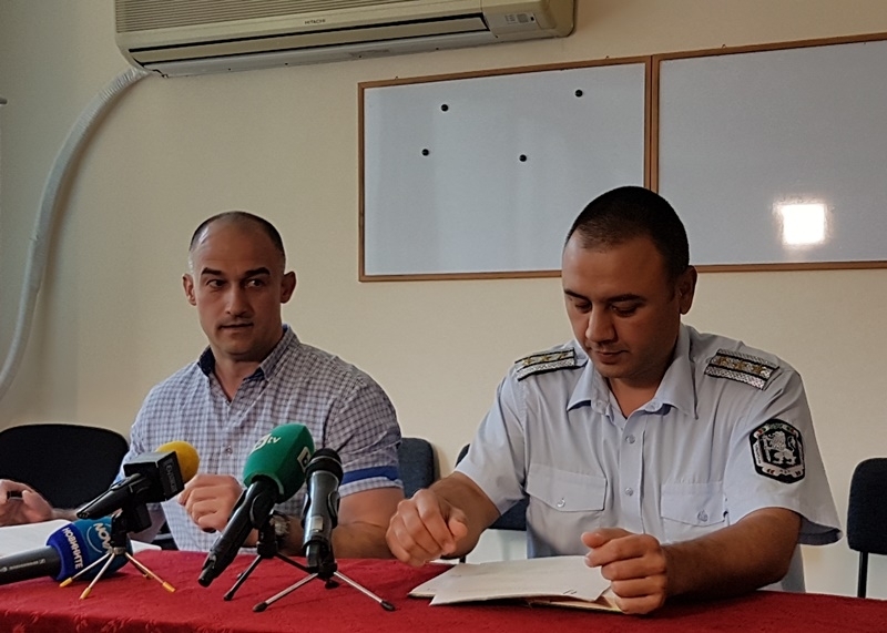 По време на днешната пресконференция на областния директор на полицията