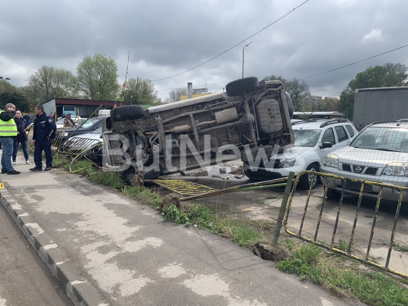 Зрелищна катастрофа е станала е Бяла Слатина днес видя BulNews bg